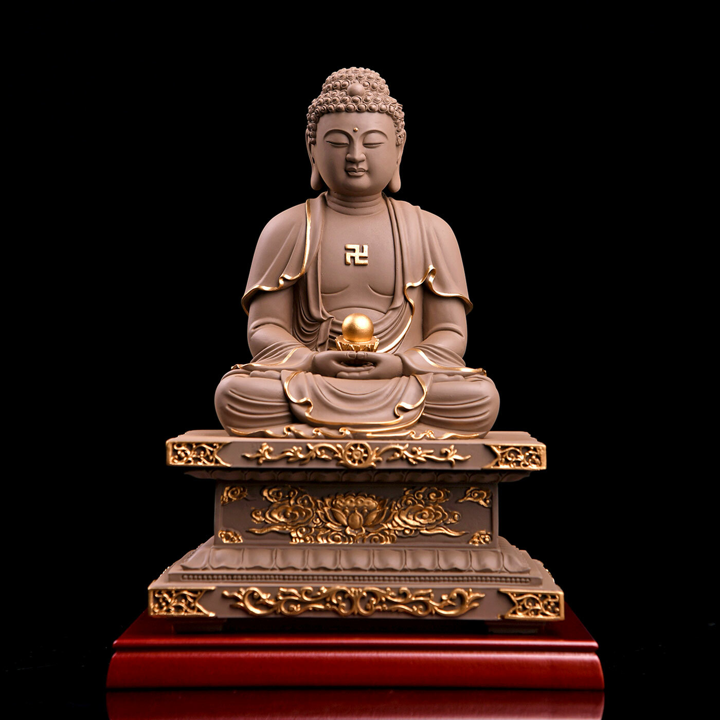 傳藝工坊- 『金剛座三寶佛』釋迦牟尼阿彌陀佛藥師佛娑婆三聖