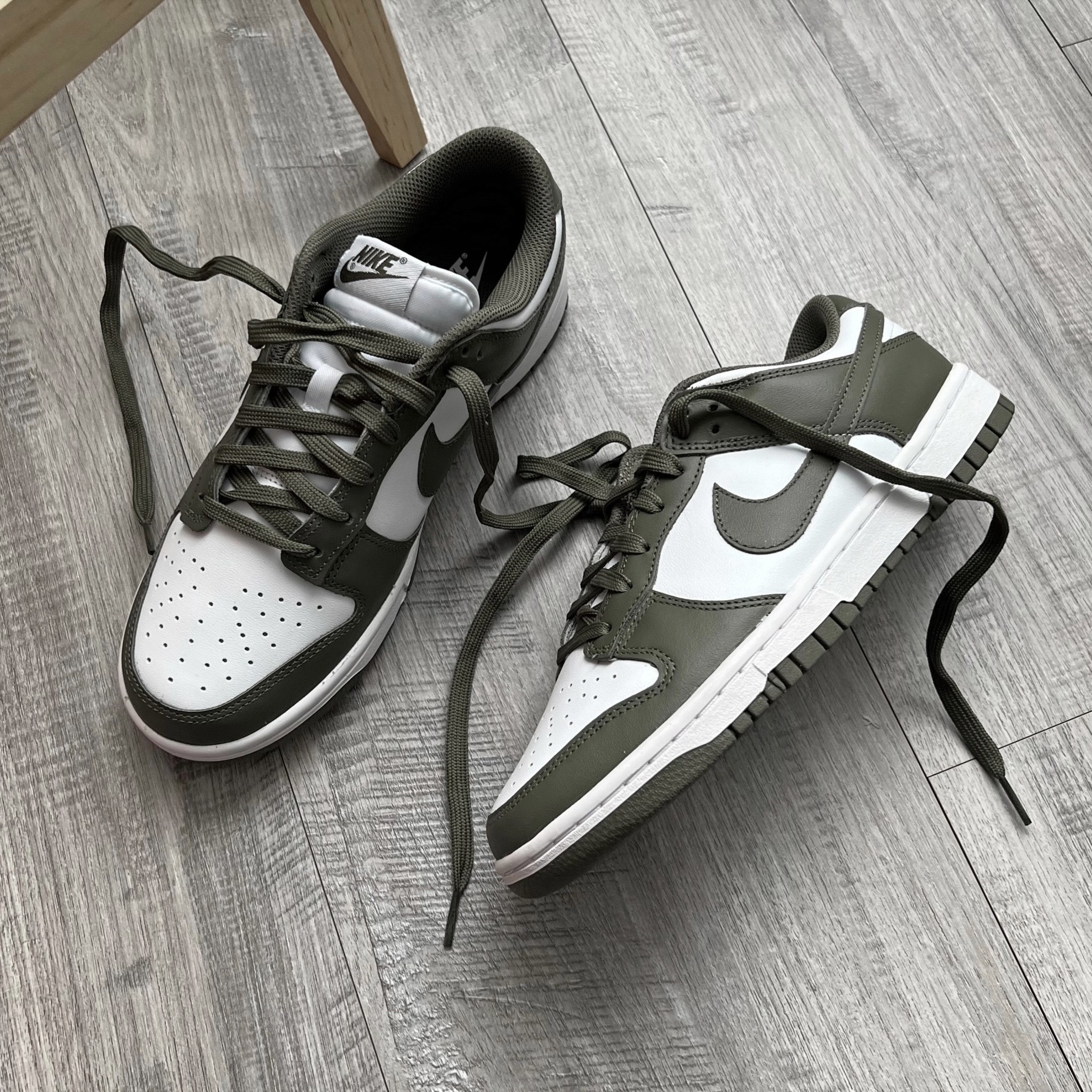 -(D1b)-W NIKE DUNK LOW "MEDIUM OLIVE" 墨綠色-DD1503 120