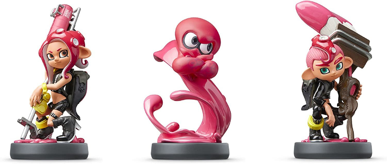 amiibo 粉色章魚組合 (斯普拉遁 漆彈大作戰)