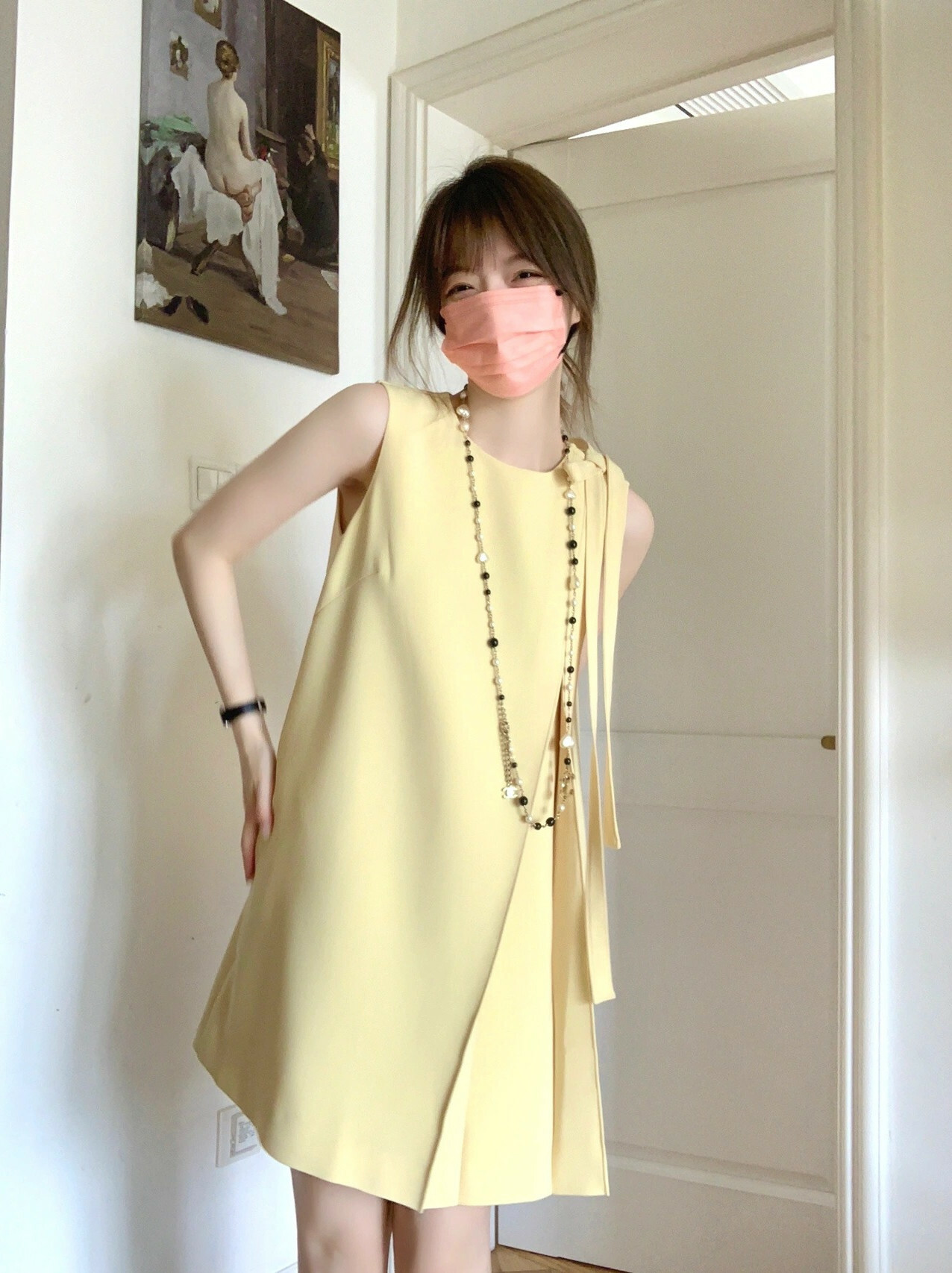 小雞黃 優雅小洋裝