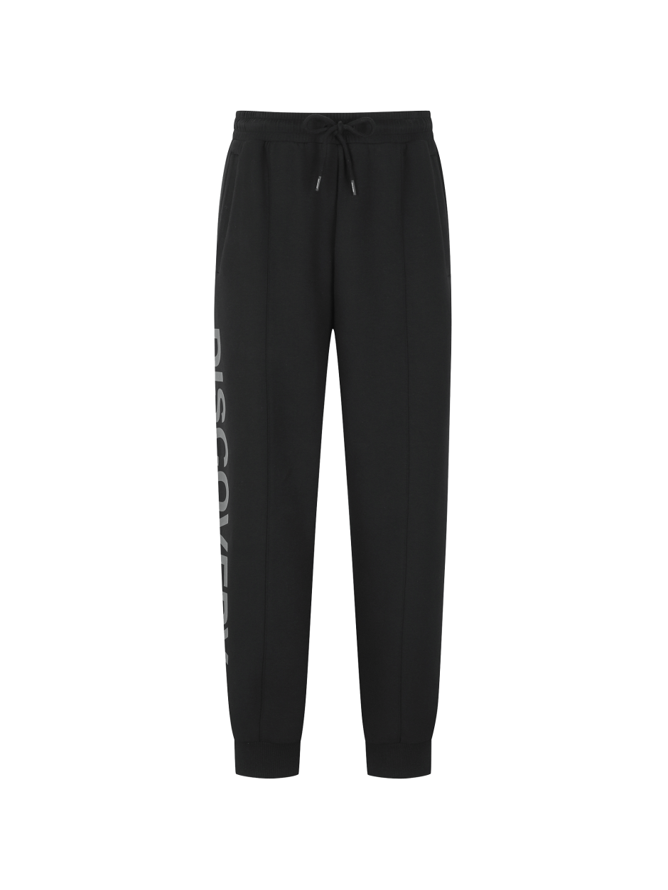 Discovery Logo Block Jogger Fit 棉褲 長褲 黑色 男