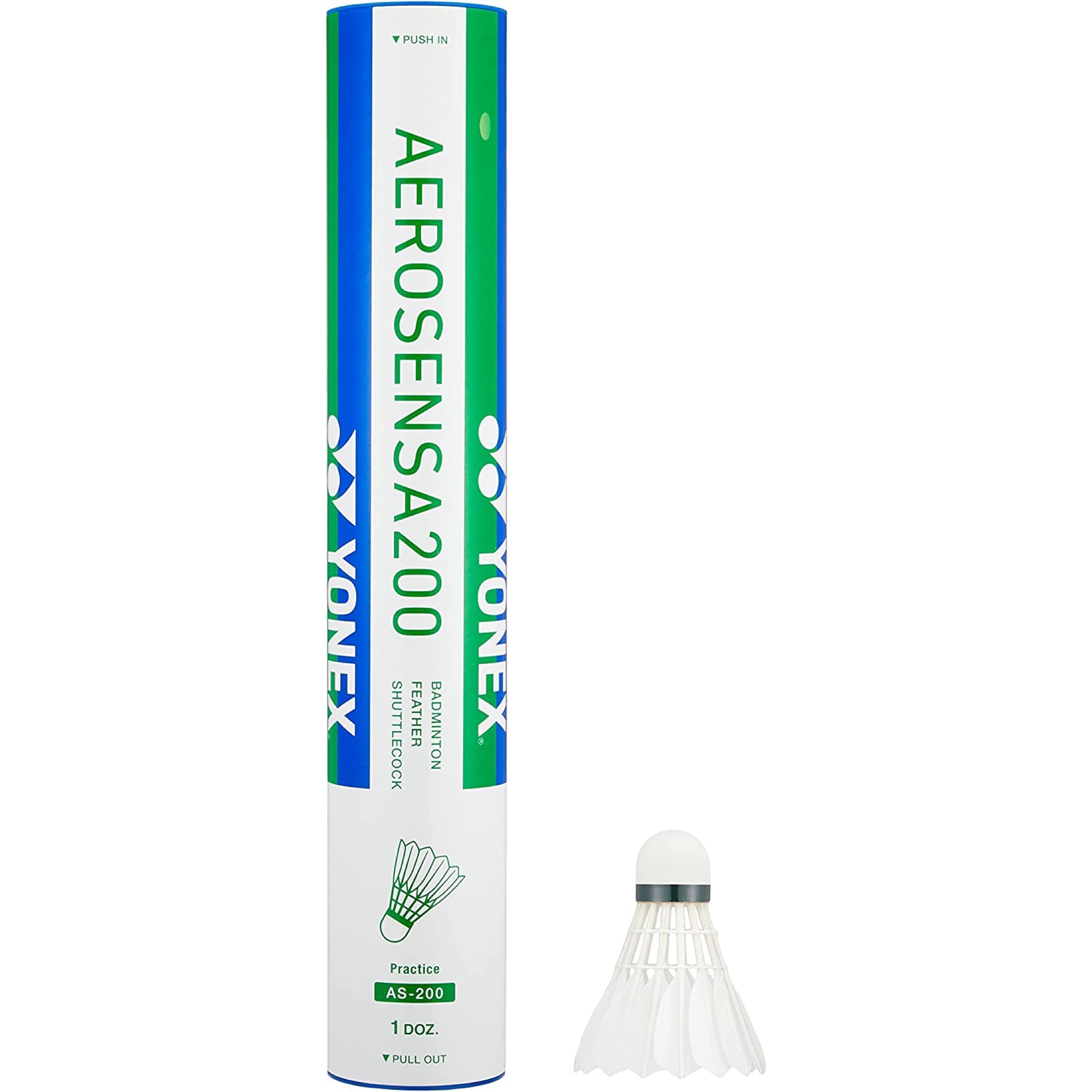 💥日本直送】YONEX Aerosenser 200 羽毛球套裝12個裝