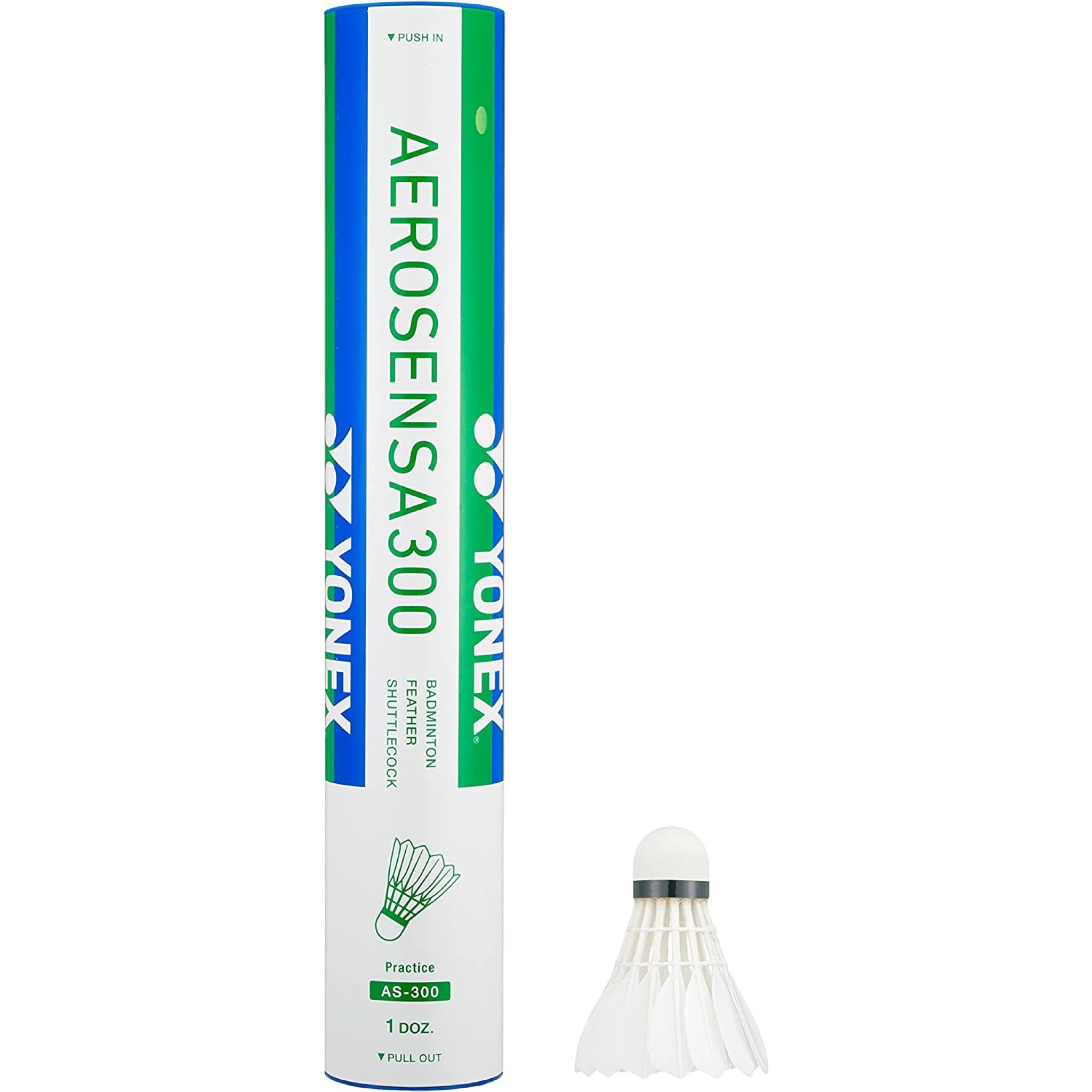 💥日本直送】YONEX AERSESA300 羽毛球套裝1筒12個3 筒/ set