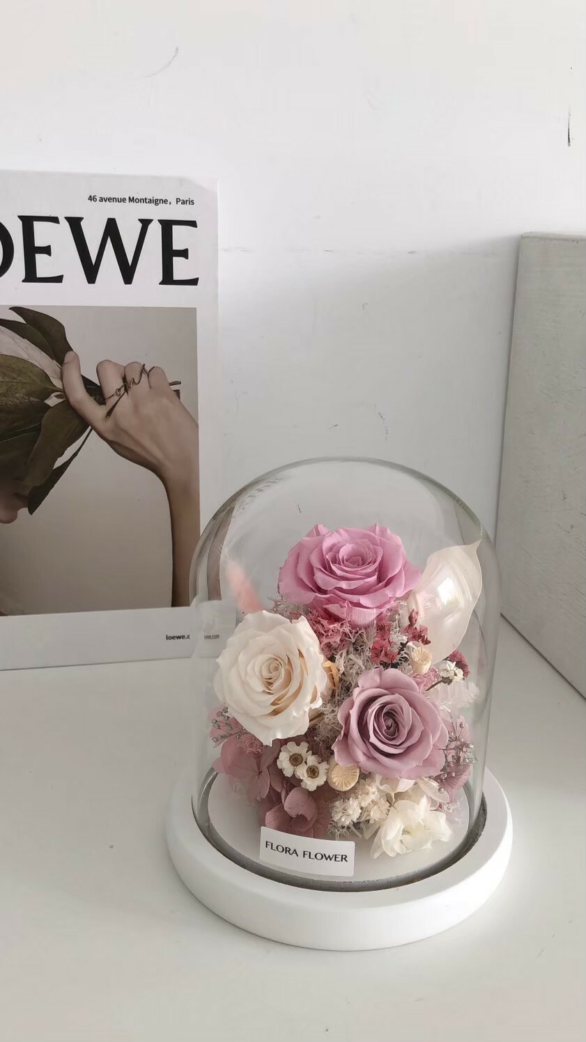 永生花夜燈 - 流沙粉