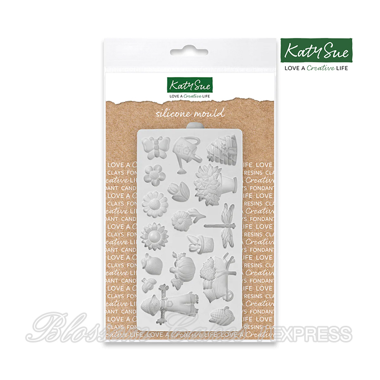 Katy Sue Miniature In the Garden Silicone Mould