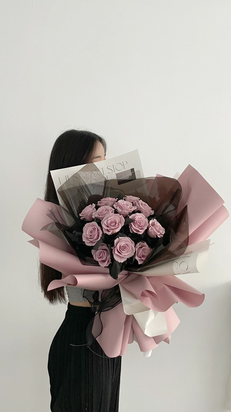 Black Pink 永生花束