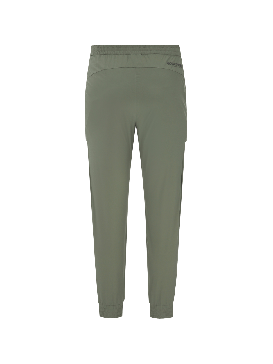 Discovery 造型梭織 慢跑褲 縮口褲 長褲 綠色 男