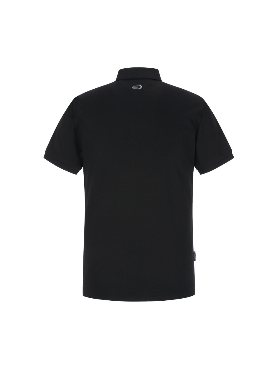 Discovery 經典簡約LOGO POLO衫 襯衫 T恤 黑色 男