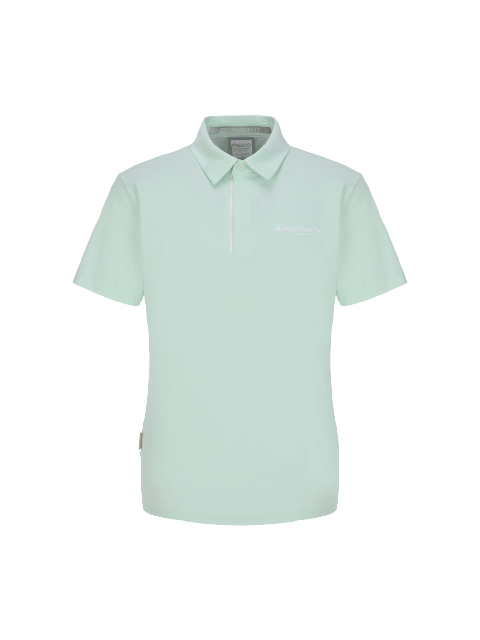 Discovery 百搭素色 POLO衫 襯衫 T恤 高爾夫衣 綠色 男