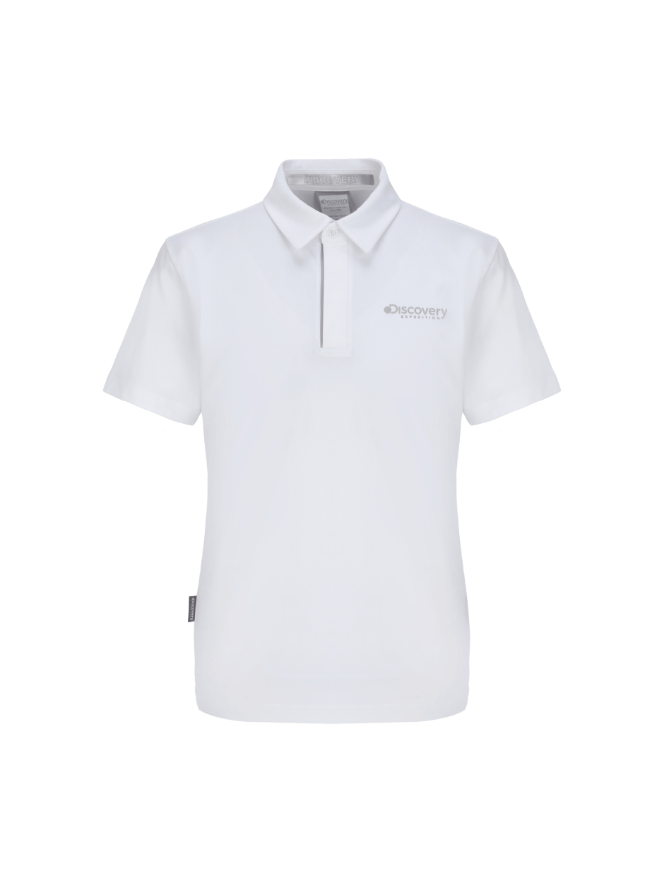 Discovery 百搭素色 POLO衫 襯衫 T恤 高爾夫衣 白色 男