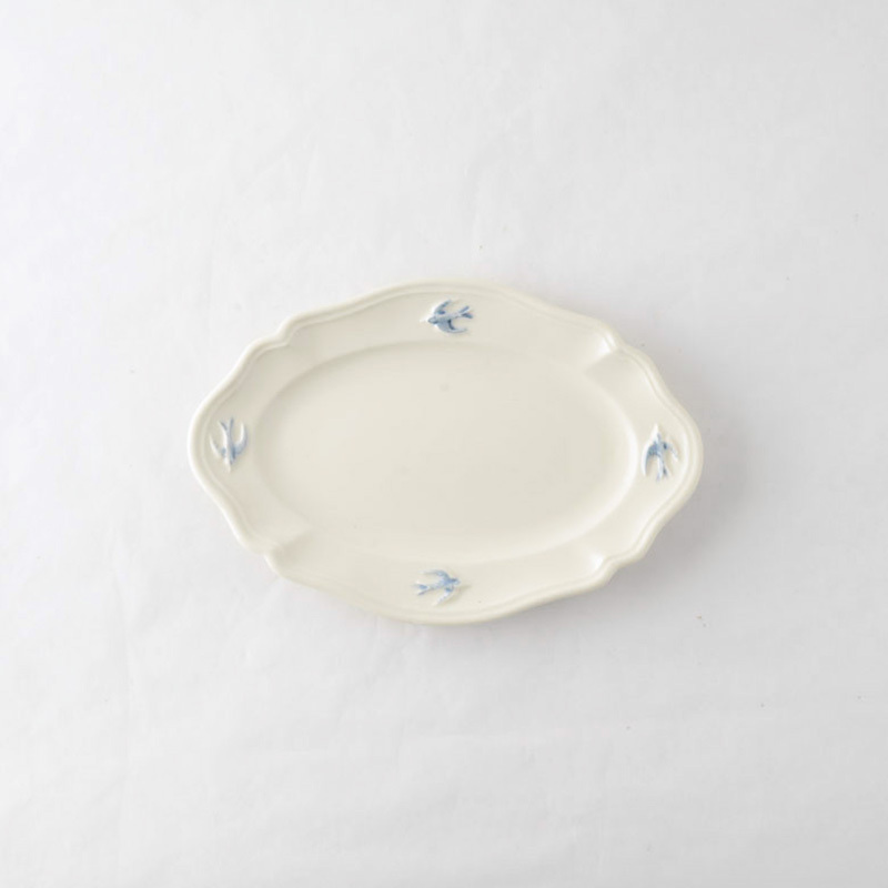 early bird oval plate S | studio m'