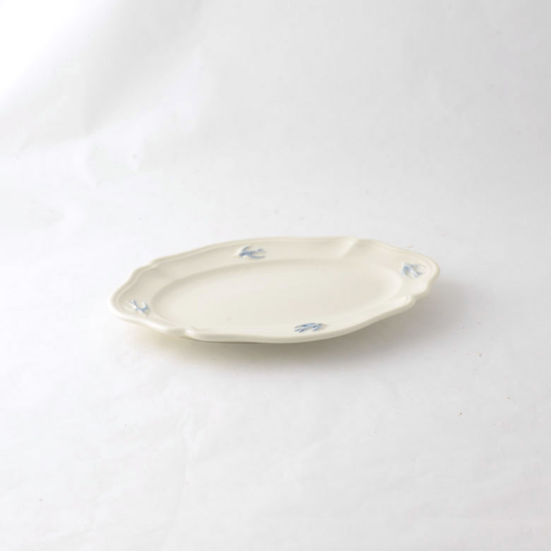 early bird oval plate S | studio m'