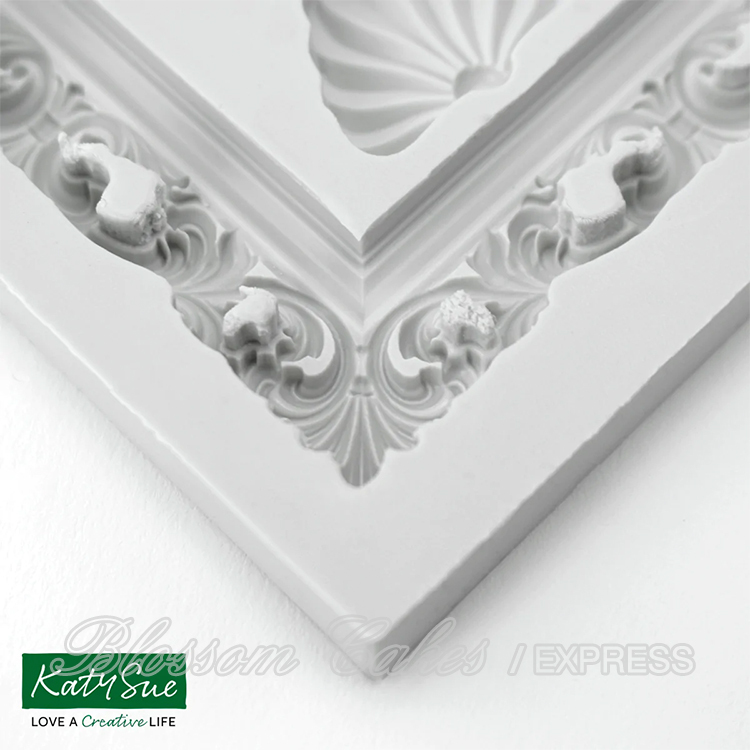 Katy Sue Square Frame and Corners Silicone Mould