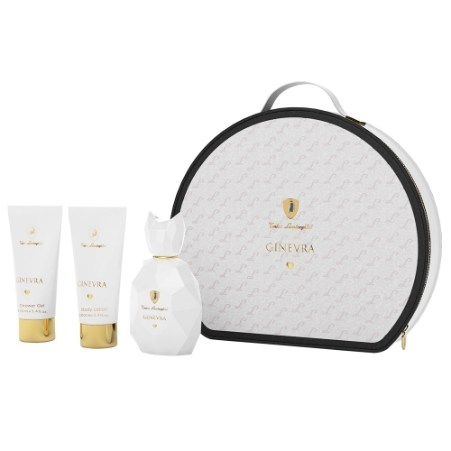 【GISH Beauty】Lamborghini 藍寶堅尼 花漾誘惑女性淡香精 限量圓餅包禮盒組