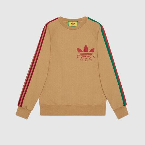 Adidas X Gucci Cotton Jersey Sweatshirt
