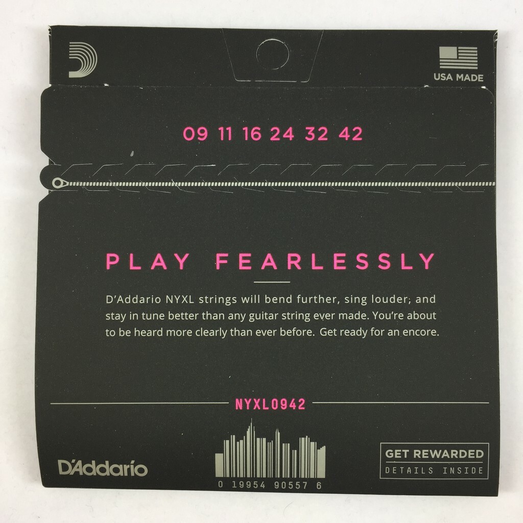 D'addario NYXL 0942/1046/1149 美製電吉他弦 WL Music 宛伶樂器