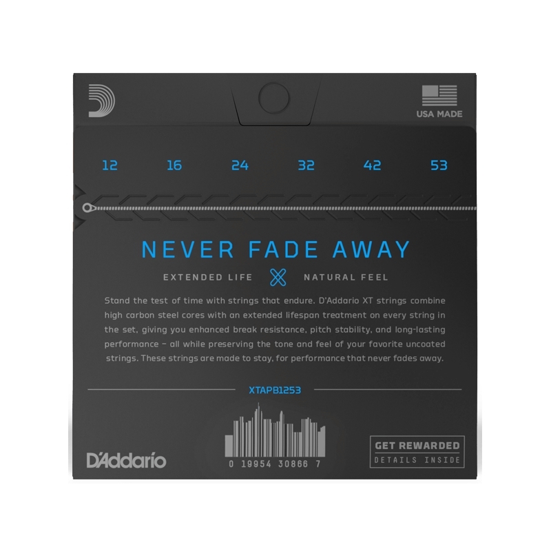 D'ADDARIO XTA 12-53 黃銅 木吉他弦 公司貨 【宛伶樂器】