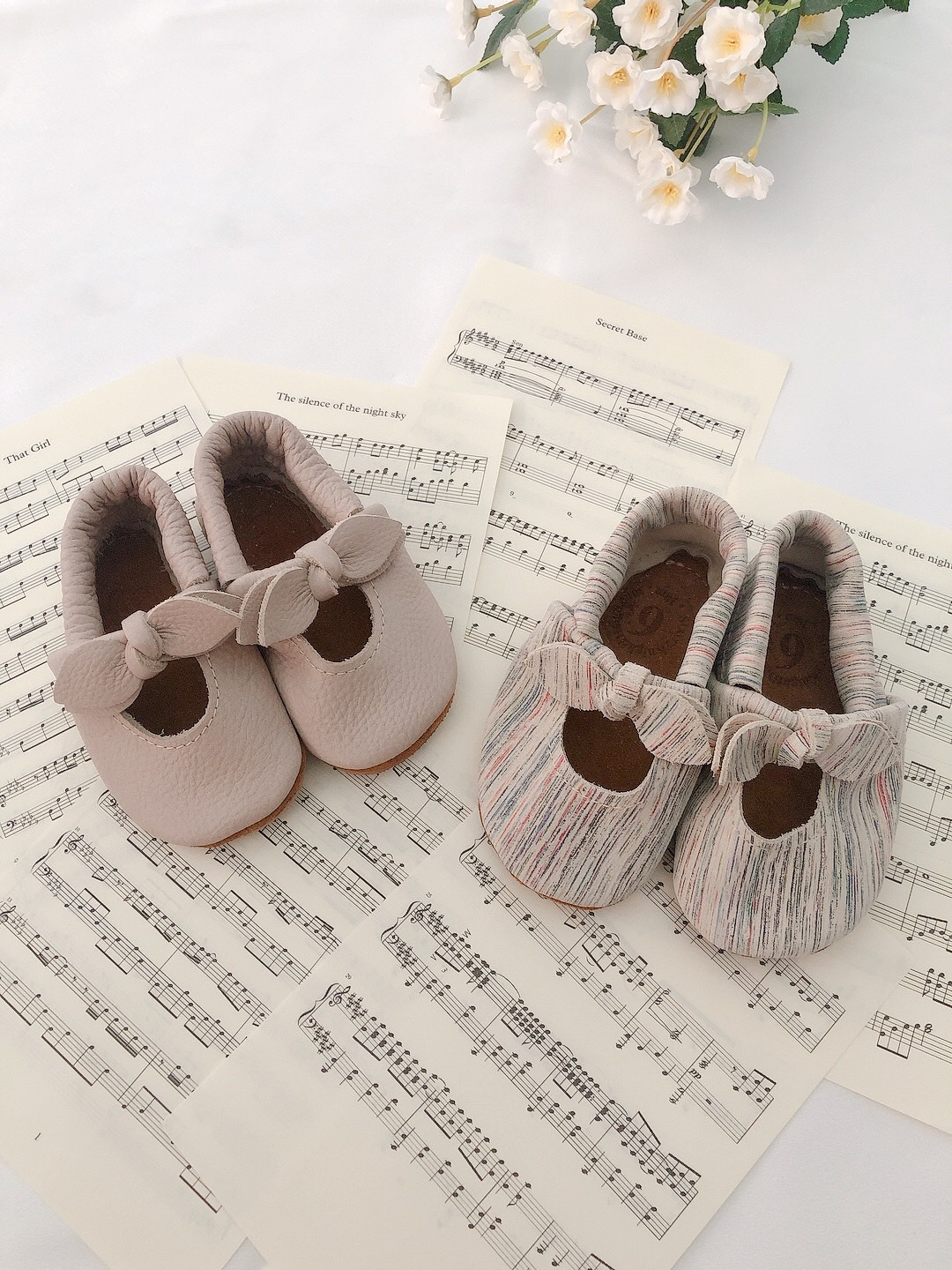 美國Starry Knight Design 真皮學步鞋 - Bella Janes (Oyster)