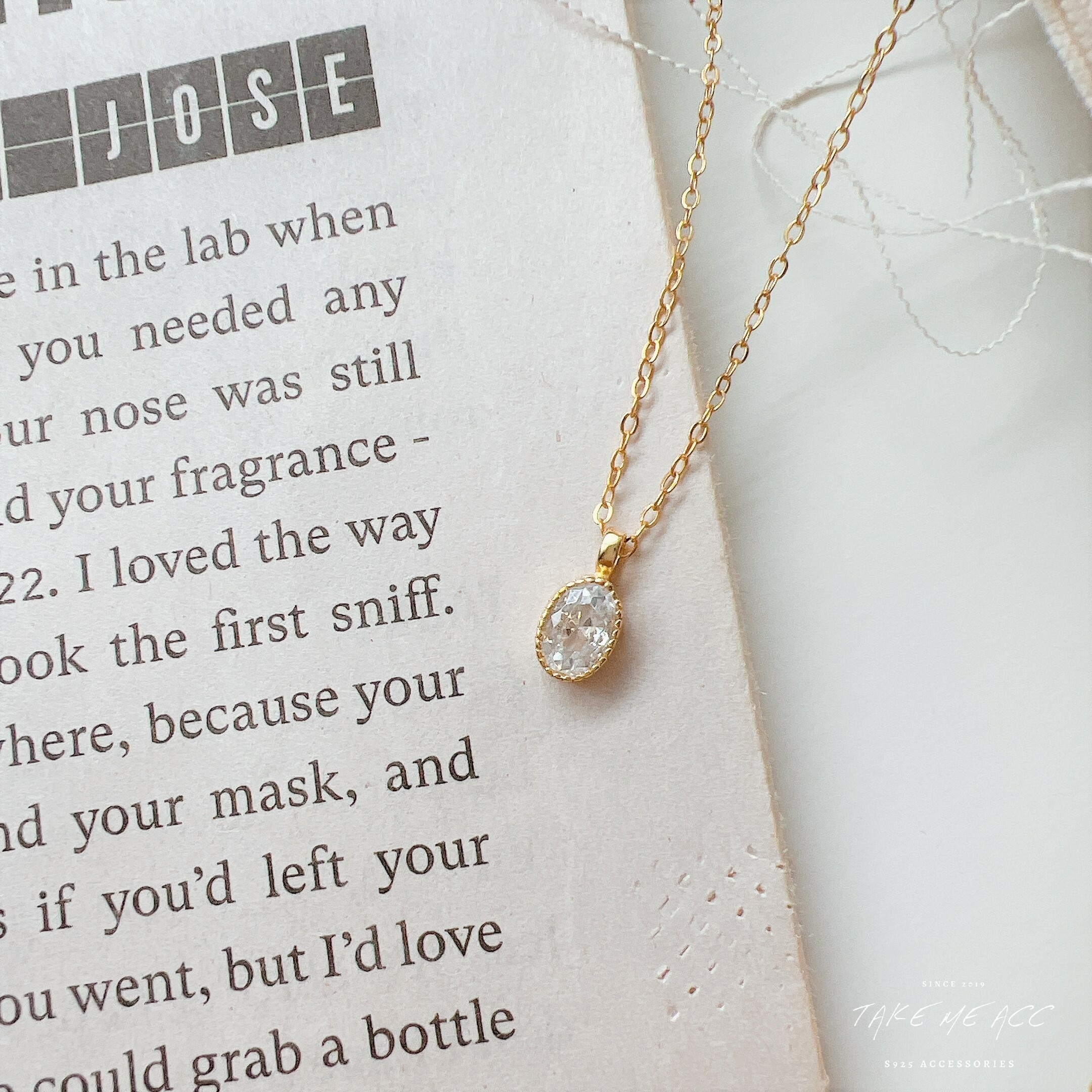 淚光｜純銀項鍊