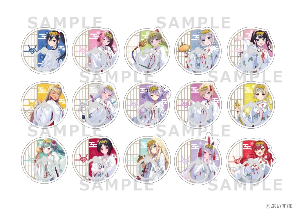 「ACG.GO」VSPO!ぶいすぽ 神田明神納涼祭 手機指環扣