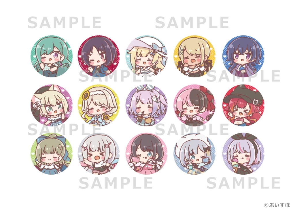 「ACG.GO」VSPO!ぶいすぽ 隨機襟章