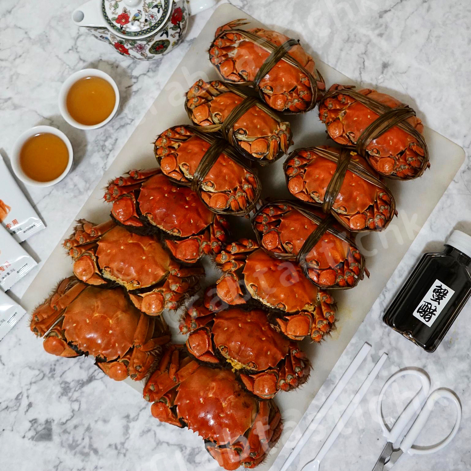 太湖大閘蟹 蟹公（代蒸熟 ）如需要代蒸請選擇這項*