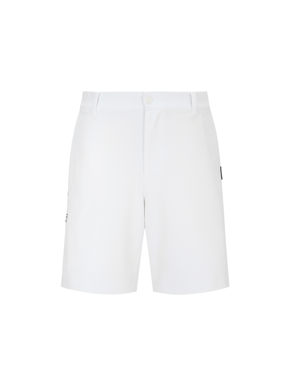 Discovery 輕質 高彈性 短褲 白色 男