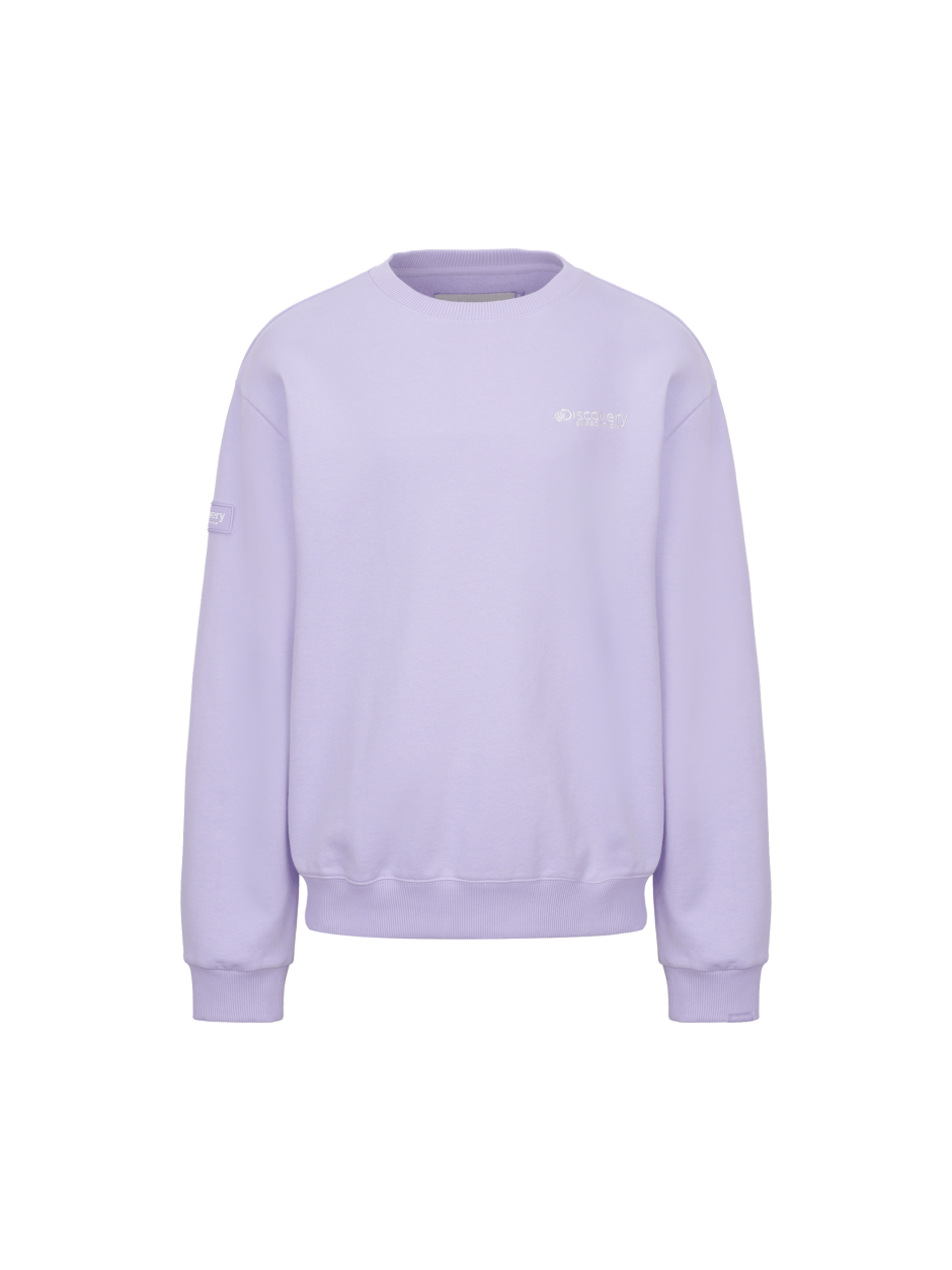 Discovery 背面刻字 運動衣 衛衣 長袖 紫色 男