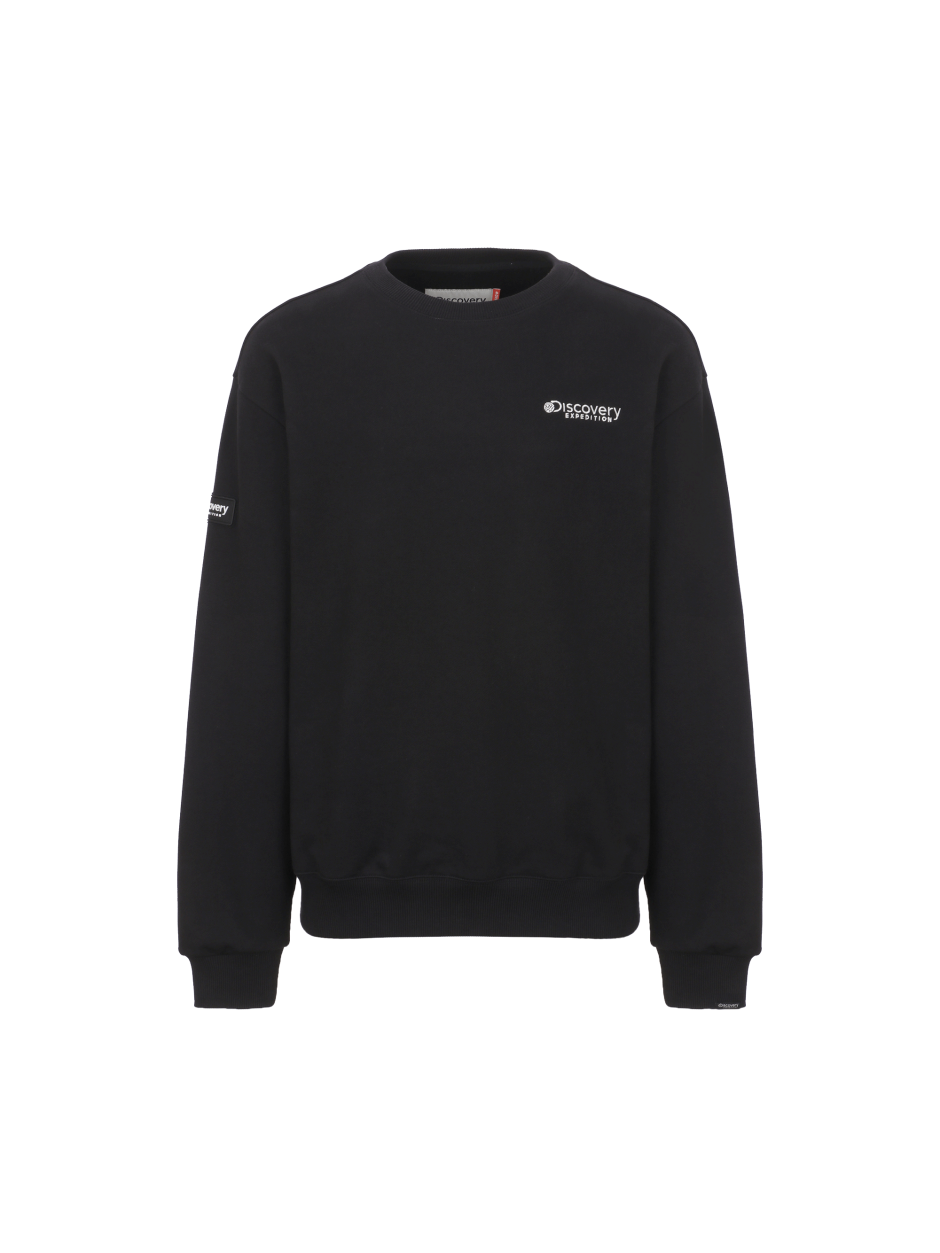 Discovery 背面刻字 運動衣 衛衣 長袖 黑色 男
