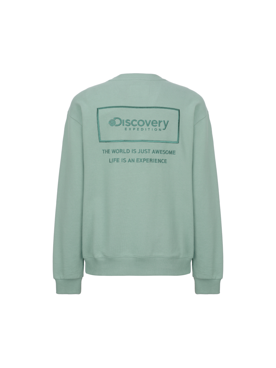 Discovery Awesome標誌 運動衣 衛衣 長袖 綠色 男