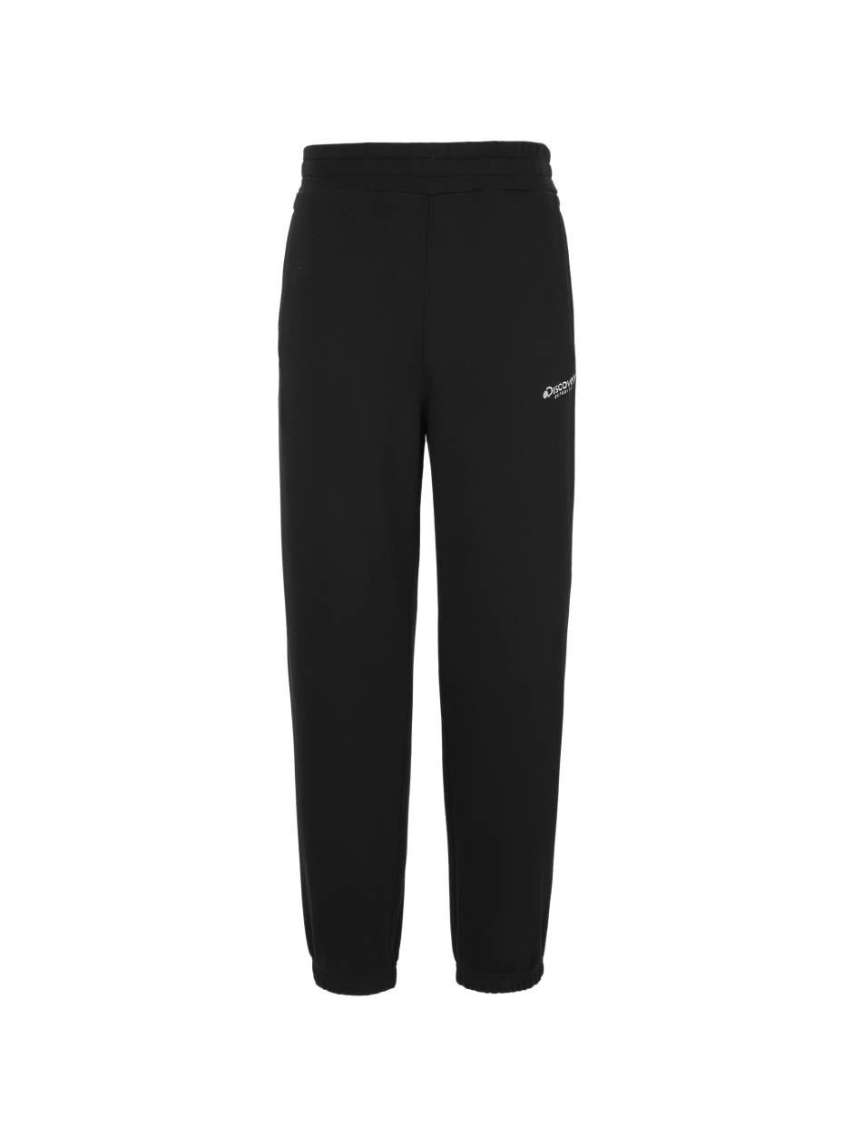 Discovery 簡約LOGO 長褲 運動褲 縮口褲 黑色 男