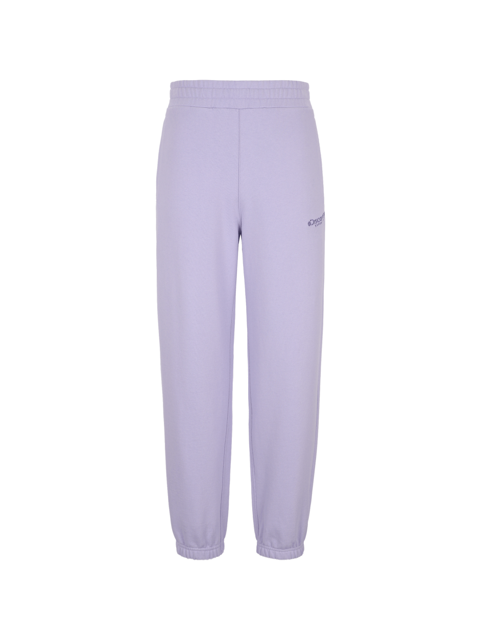 Discovery 簡約LOGO 長褲 運動褲 縮口褲 紫色 男