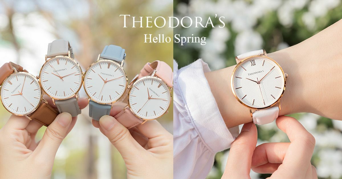 流行, 手錶, 飾品, 春天, 白色, THEODORA'S
