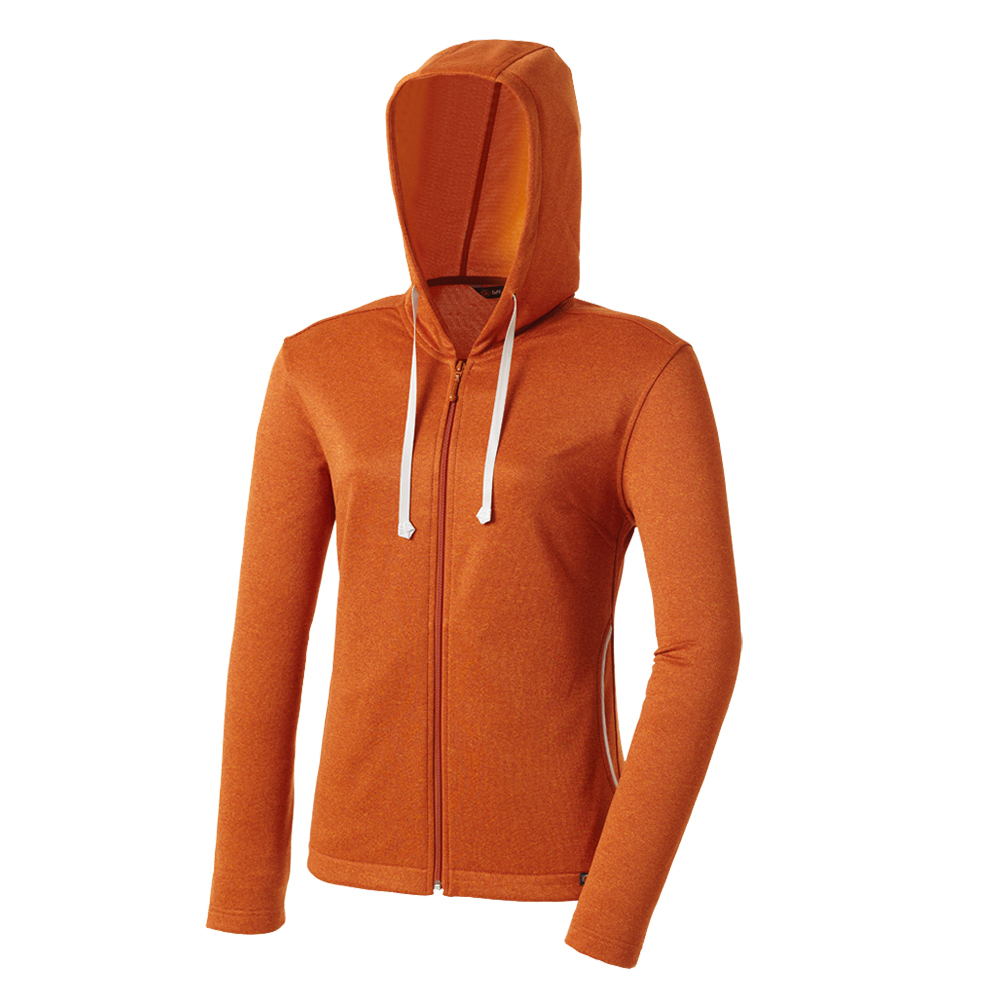 EasyMain 衣力美 CET1014 排汗快乾運動輕外套 女款 (橙、紫紅) 排汗快乾/舒適透氣/輕量保暖 04EMCT1014