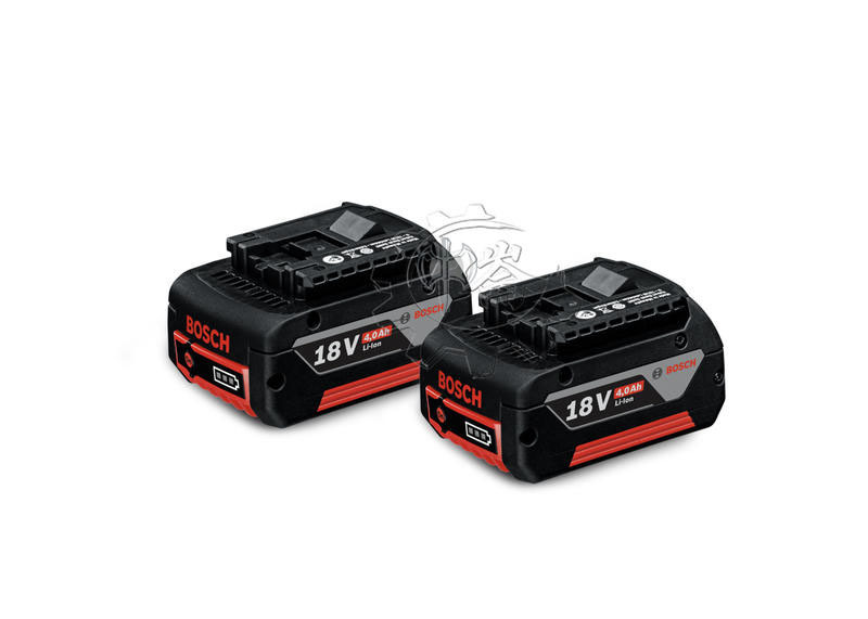 ＊中崙五金【缺貨中】德國 BOSCH 原廠博世 18V 4.0AH鋰電池 GBA18.0V4.0AHM-C (一組兩顆)