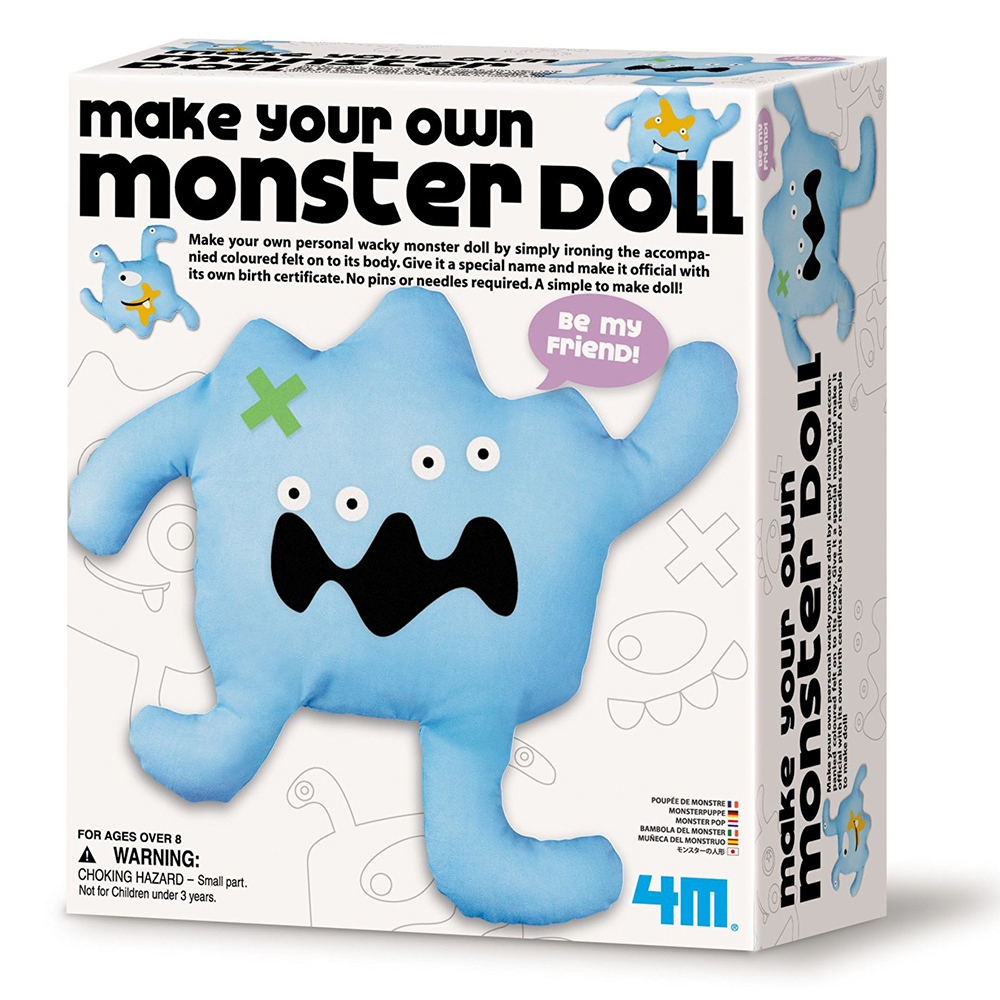 《4M美勞創作》Make Your Own Monster Doll 布偶怪獸