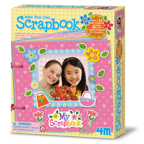 《4M美勞創作》Make Your Own Scrapbook 我的創意剪貼本