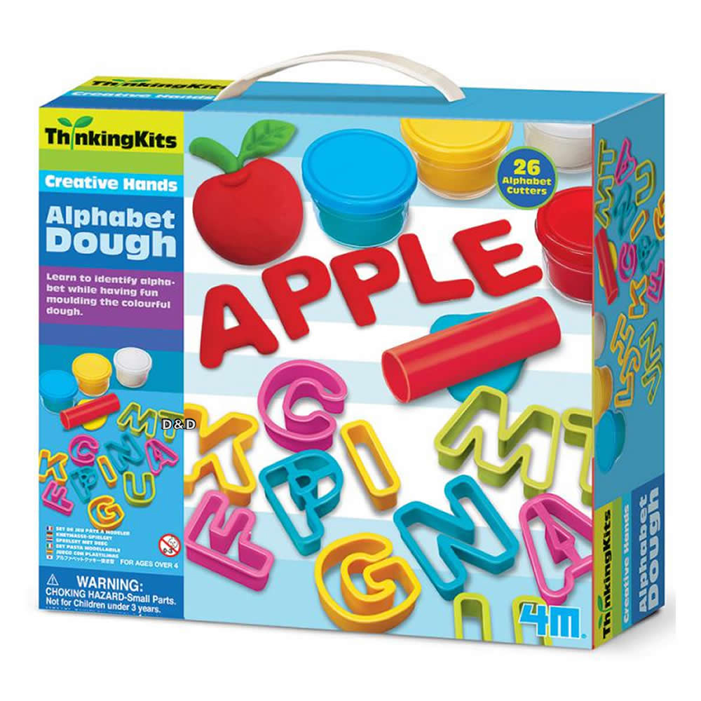 《 4M美勞創作 》字母黏土工廠