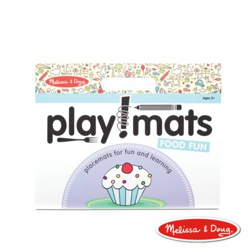 《 美國 Melissa & Doug 》美國瑪莉莎 繪圖本-繪畫遊戲餐墊本,美味食物