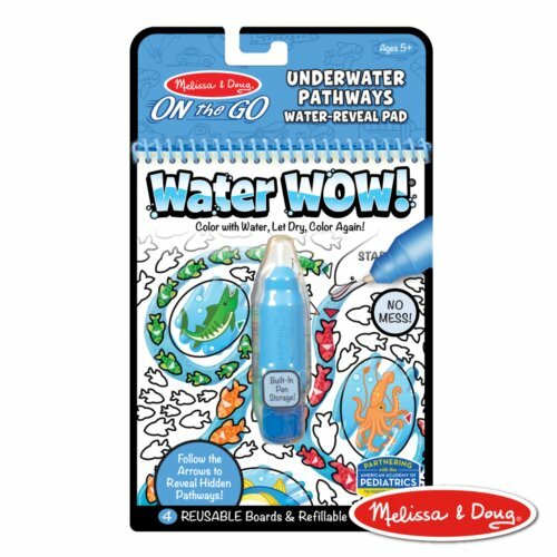 《 美國 Melissa & Doug 》美國瑪莉莎 旅遊樂-水畫冊,海底尋寶迷宮