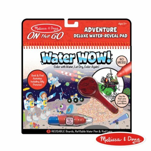 《 美國 Melissa & Doug 》旅遊樂-神奇遊戲書水畫冊 2.0 升級版, 豪華款冒險家