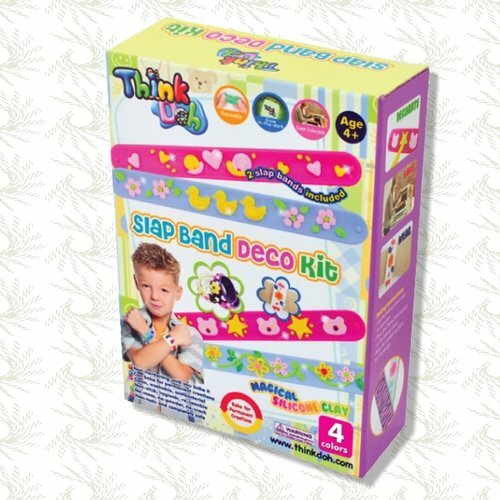 《 小康軒 Kids Crafts 》Think - Doh 矽膠黏土 - 彈力手環手作組