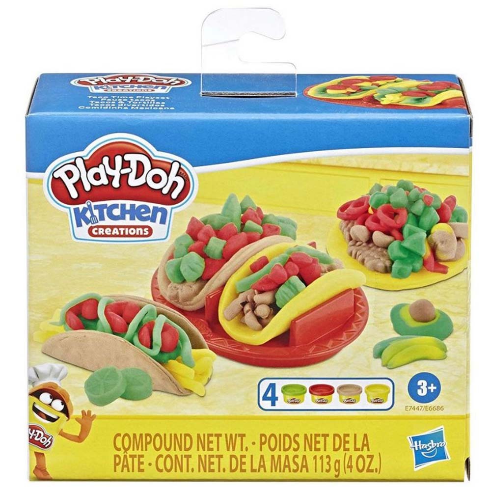 《 Play-Doh 培樂多 》廚房系列 - 美食家遊戲組 無毒 塔可餅機組