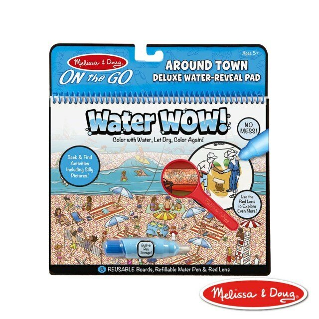 《美國 Melissa & Doug》旅遊樂-水畫冊, 2.0 升級版(豪華款城市探索樂趣)
