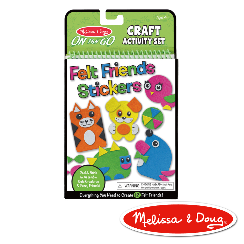 《 美國 Melissa & Doug 》旅遊樂 - 創意毛氈貼