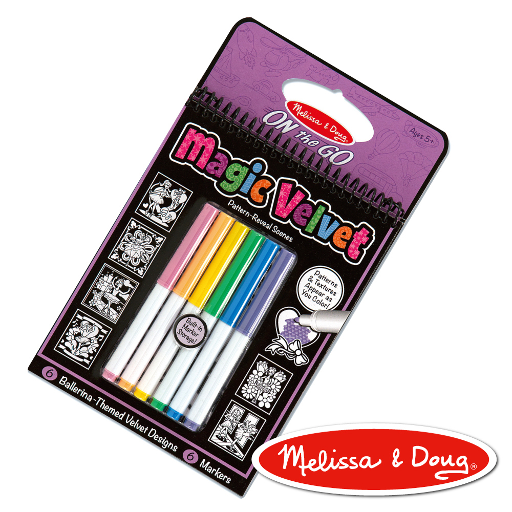 《 美國 Melissa & Doug 》  旅遊樂-神奇絨布畫-芭蕾舞伶