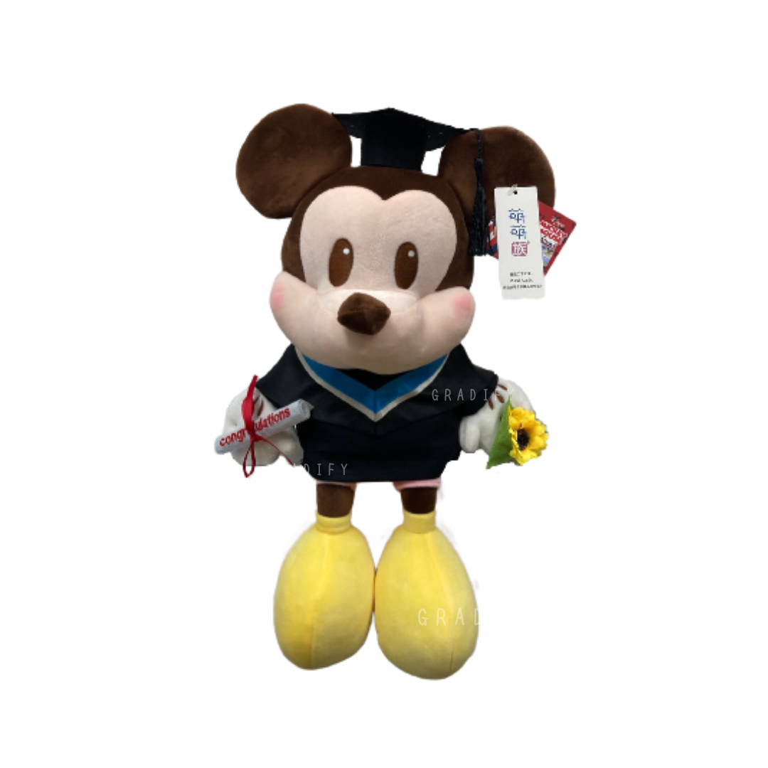 🎓 45cm 米奇老鼠畢業公仔 - PolyU Speed 學士