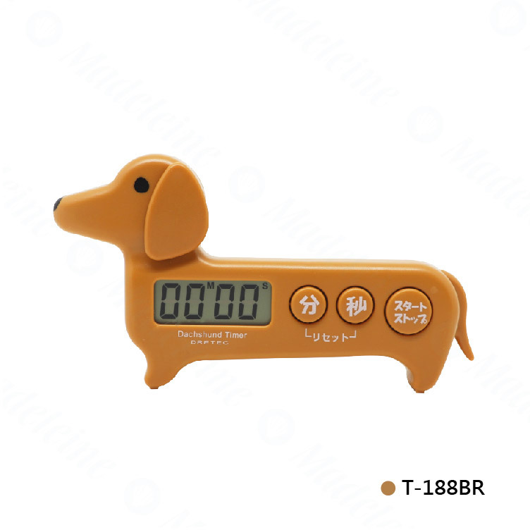 [ Dretec 烘焙器具 ] 臘腸狗計時器 (T-188BR)