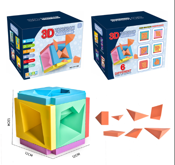 3D Tangram Puzzle Games