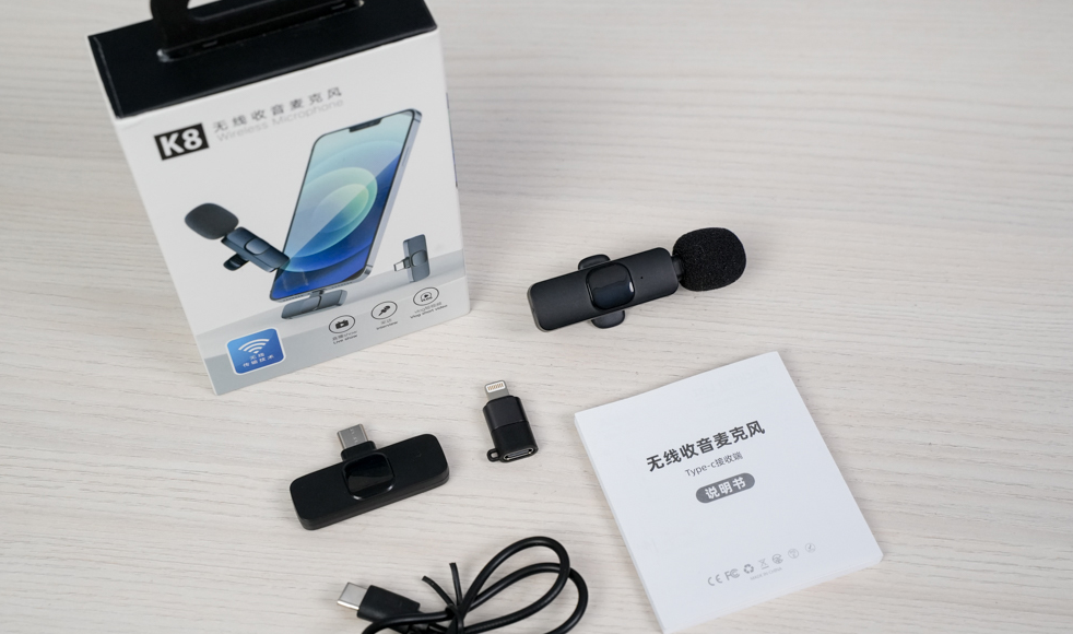 Type C IPHONE K8 Wireless Microphone